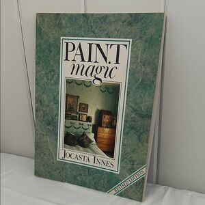 Paint Magic by Jocasta Innes Decorative Painting Book vintage 1980s home decor